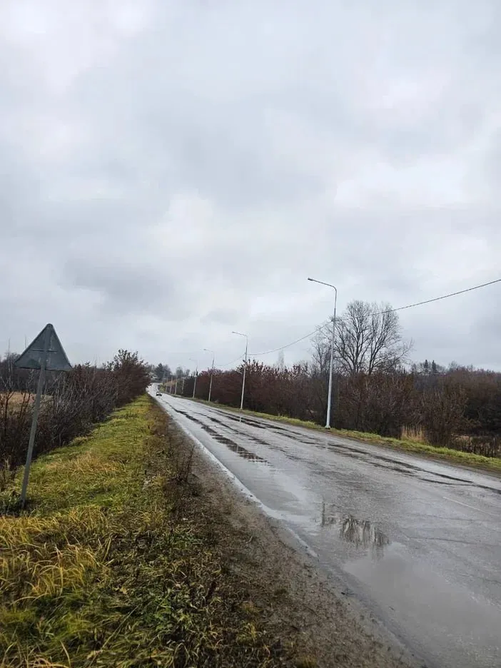 Завершены работы по освещению подъездной дороги к речному порту в Лыскове